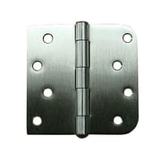 Stainless Steel Hinge - 4 x 4 Square 5/8 Radius - NRP 2 Pack
