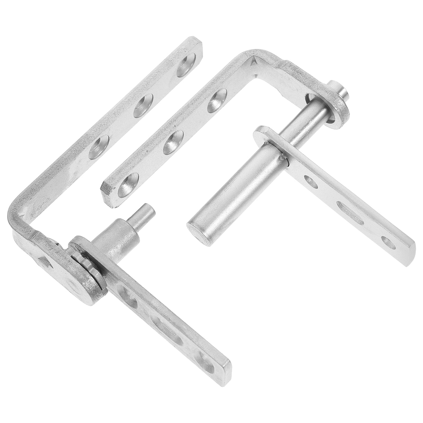 Homoyoyo 1 Pair 304 Stainless Steel Pivot Hinges Concealed Half Waist ...