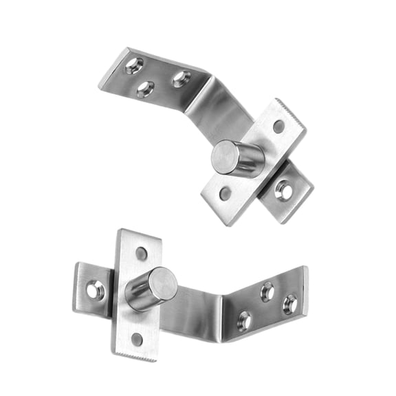 Stainless Steel Hinges with Auto Close Feature for Double Doors Easy to Install Double Door Hinges with Automatic Swing