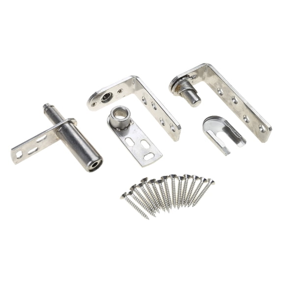 Stainless Steel Hinges with Auto Close Feature for Double Doors Easy to Install Double Door Hinges with Automatic Swing