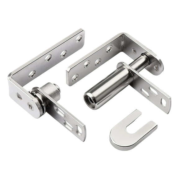 Stainless Steel Hinges with Auto Close Feature for Double Doors Easy to Install Double Door Hinges with Automatic Swing