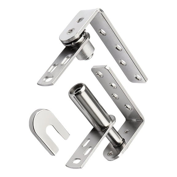 Stainless Steel Hinges with Auto Close Feature for Double Doors Easy to Install Double Door Hinges with Automatic Swing
