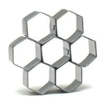 Stainless Steel Honeycomb Mini Hexagon Cutting Die Household Sugar Frying Baking Gadget, Durable Cookie Cutter & Fondant Mold, Unique Geometric Shape, Easy Use & Clean Kitchen Tool for Home Baking