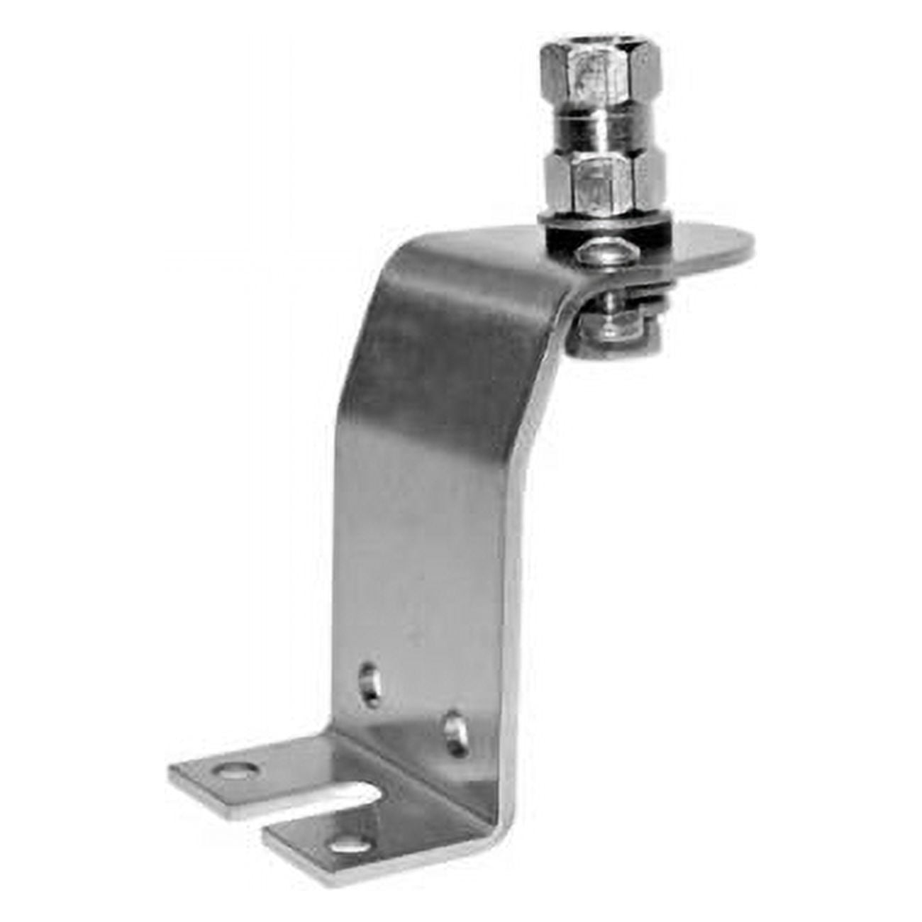 Stainless Steel Hood Channel Mobile Antenna Mount For Ford F250 - F350