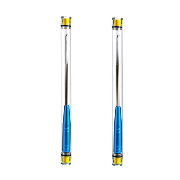 Stainless Steel Hook Remover 2-Pack - Unhooking Tool, Portable Fishing Gear for Quick Release