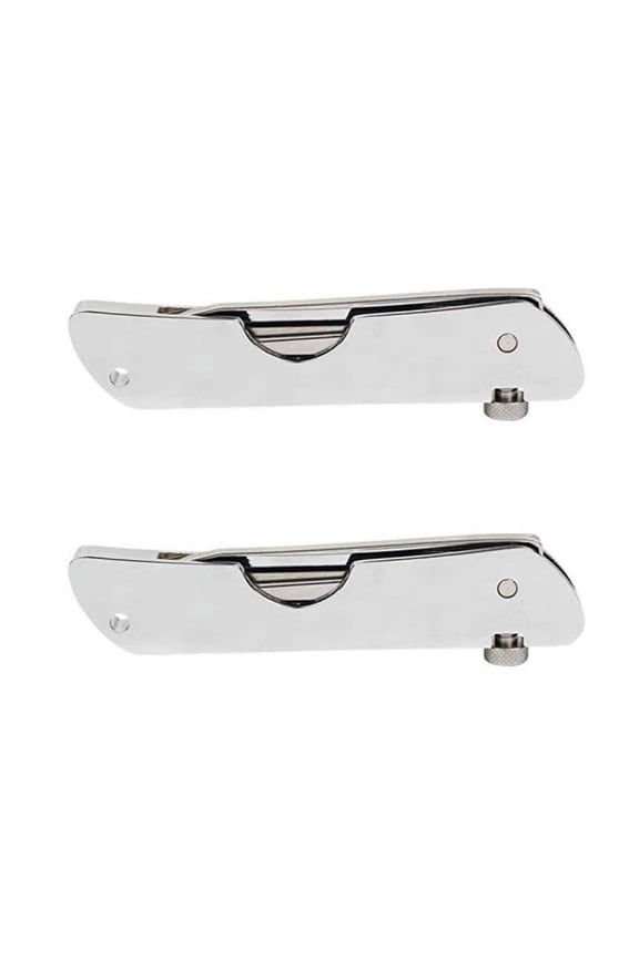 Stainless Steel Hook Tool Clip Extractor with Keychain for Tight Spaces, 3.5in Durable Pick Puller Kit