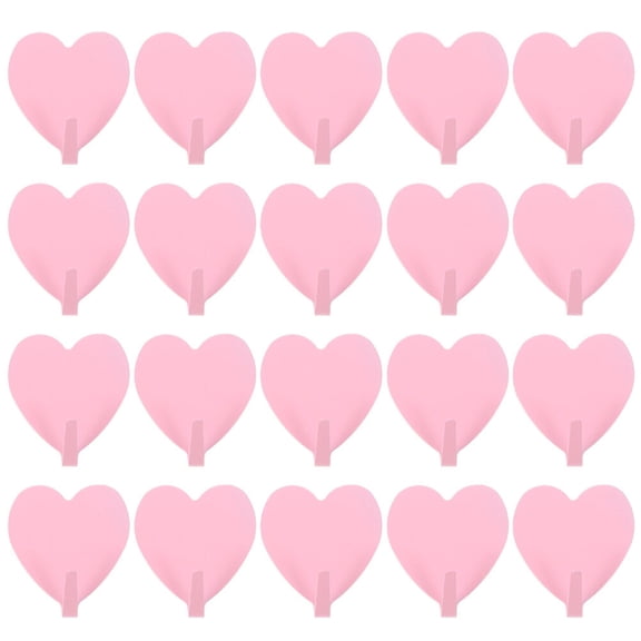 Toyandona Metal Hooks Heart Shaped Pink Stainless Steel 20Pcs