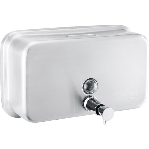 Global Industrial Stainless Steel Horizontal Liquid Soap Dispenser - 1000 ml