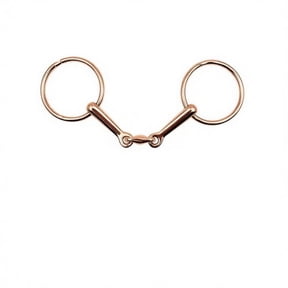Stainless Steel Horse Bit Mouthpiece Metal Snaffle Bit Comfortable Horse Training Riding Equipment