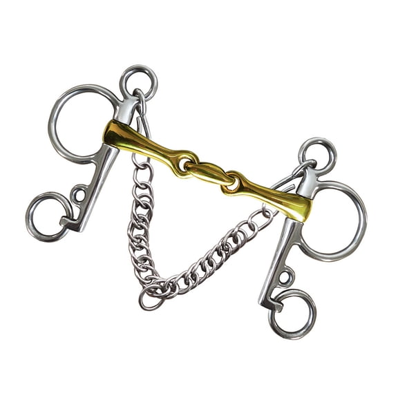 Stainless Steel Horse Bit with Soft Silicones Paddings for Sensitive Mouths Enhances Control Training Equipment