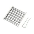 thumbnail image 1 of Stainless Steel Hot Dog Roller Rack | Sausage Grill Rack with Removable Hardwood Handle | Even Cooking Barbecue Tool | Cooks Up to 5 Hot Dogs | Multiple Sizes Available | Durable BBQ Accessory, 1 of 1