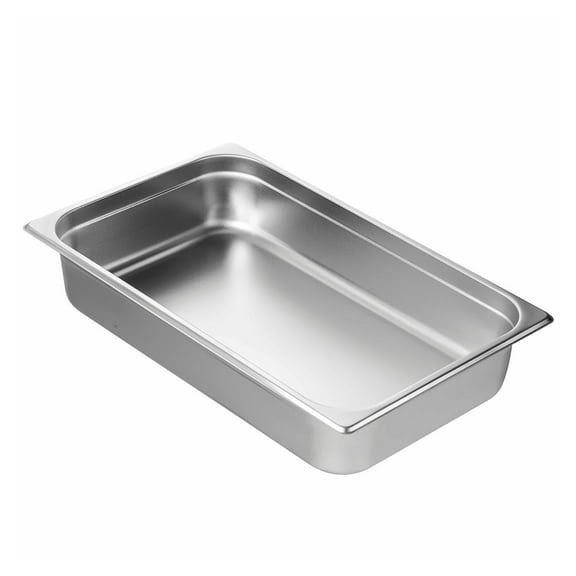 Stainless Steel Hotel Pan, Full Size 4-Inch Deep, Anti-Jam Steam Pan - Restaurant, Catering, Food Storage - Industrial & Scientific