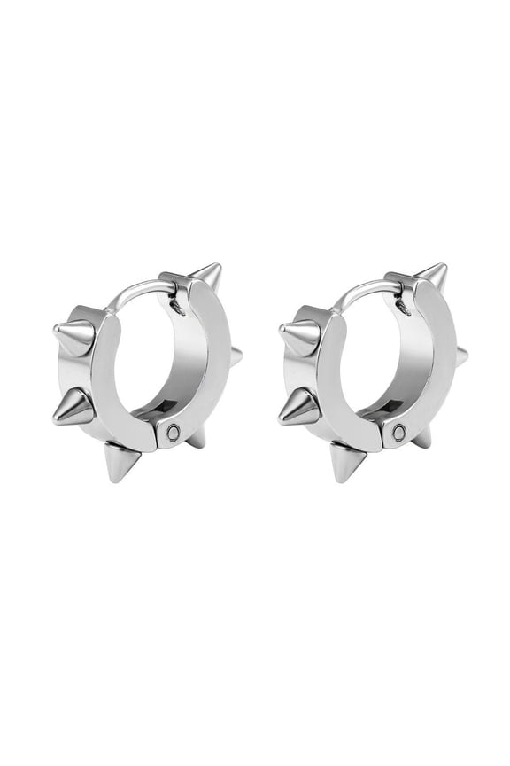 Stainless Steel Huggie Earrings
