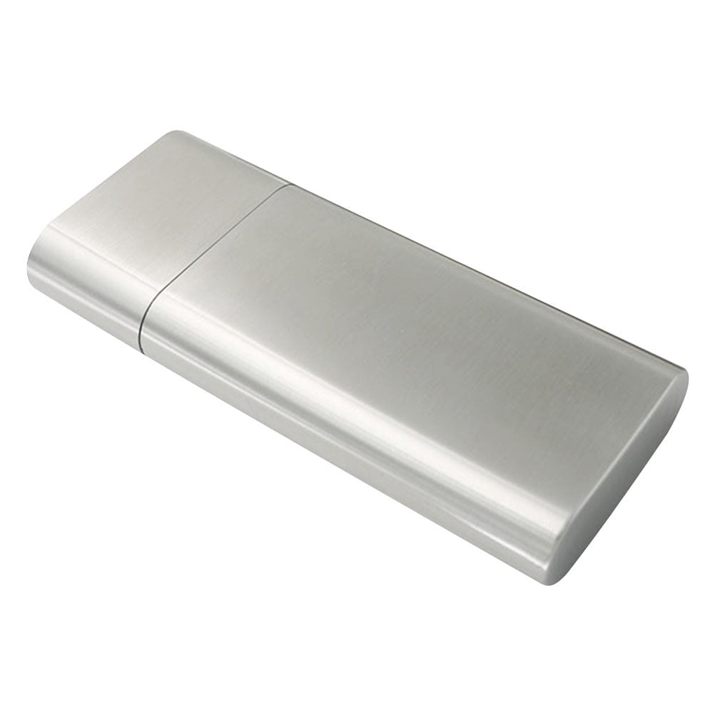 Stainless Steel Humidor Travel Cigar Case Portable Pocket Tubes outside Ciggaret Holder