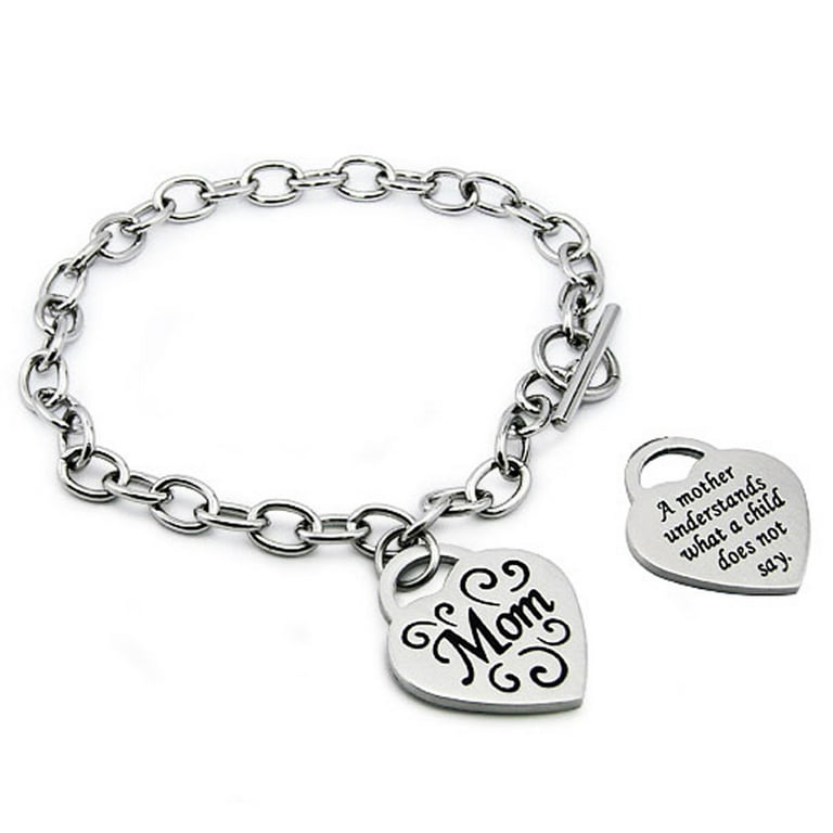 Love heart tag toggle on sale bracelet