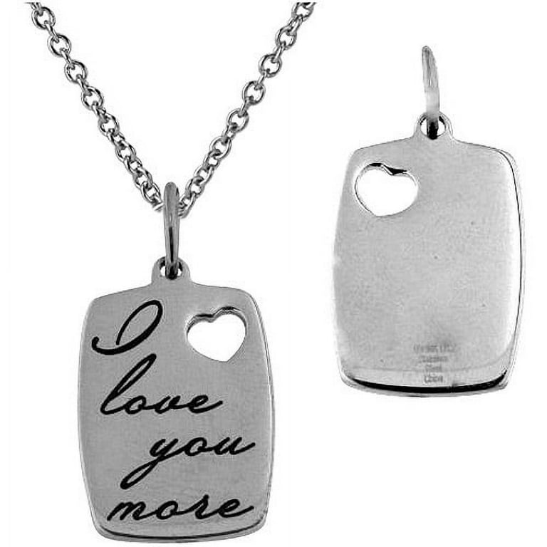 Hallmark i love you more necklace hotsell