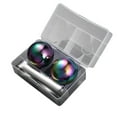 thumbnail image 1 of Stainless Steel Ice Balls (2-Pack) - 55mm Large Metal Whiskey Stones for Scotch, Wine & Cocktails, Reusable Beverage Chillers with Carrying Pouch, 1 of 5