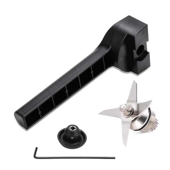 Stainless Steel Ice Breaker Assembly Replacement for Vitamix 5200 Blender, Toothless Blade with Mushroom Head and Wrench, High-Speed Blending Accessory