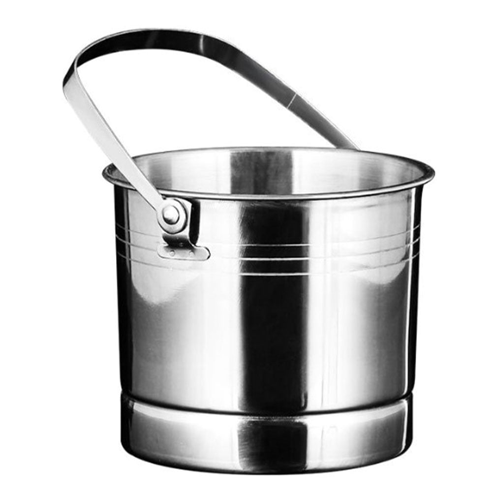 Stainless Steel Ice Bucket Bar Ice Bucket Ice Holder Portable Ice Cube