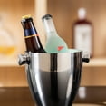 thumbnail image 1 of Stainless Steel Ice Bucket, Champagne & Wine Cooler with 1.5l Capacity, Non-slip Base & Mirror Finish for Easy Cleaning, Ideal for Parties, Weddings, and Outdoor Gatherings,Vsgery, 1 of 7