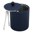 thumbnail image 1 of Navy Stainless Steel Ice Bucket with Lid for Bar Use, Large Capacity to Hold Multiple Drinks and Ice, Perfect for Parties, 1 of 6