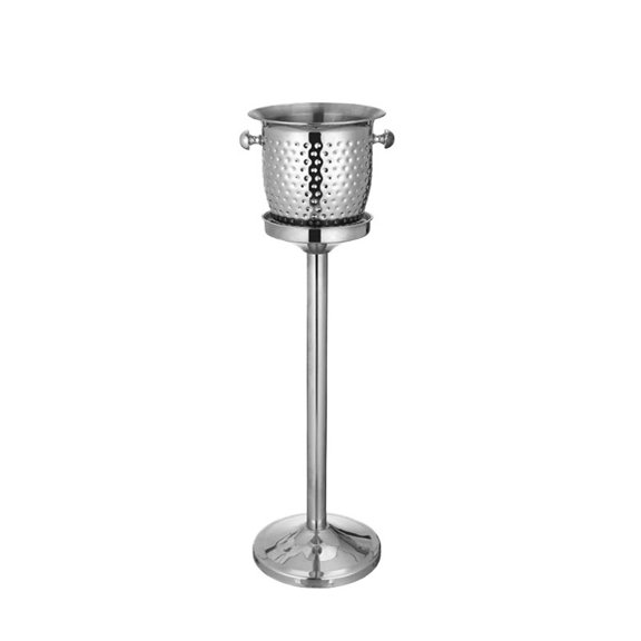 Stainless Steel Ice Bucket Stand Ice Cube Container For Party Bar Ktv Bbq Home