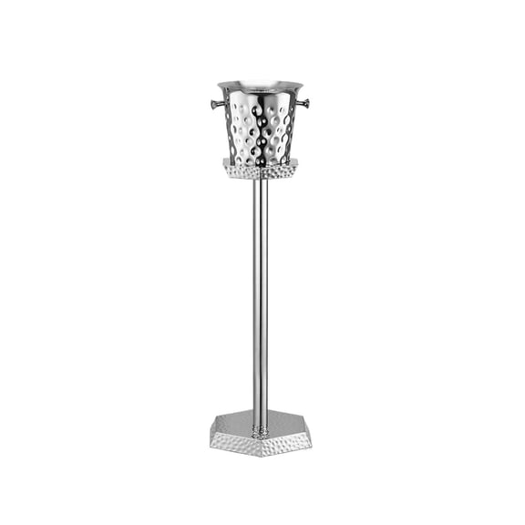 Stainless Steel Ice Bucket With Stand Ice Cube Container For Indoor Or Outdoor Bars