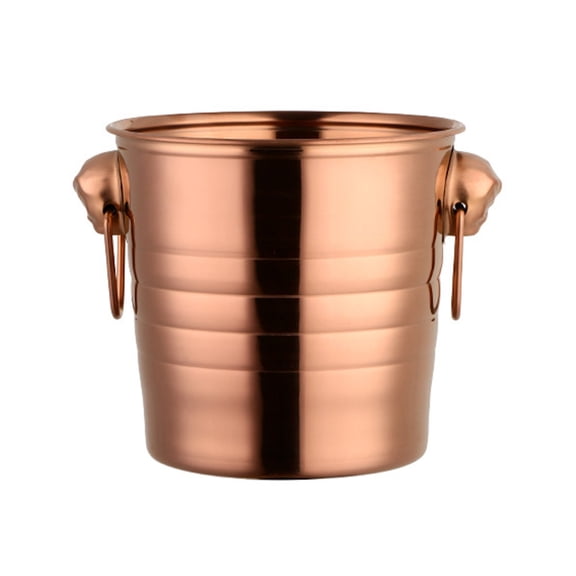 Stainless Steel Ice Bucket with Handles Chiller for Bar KTV Party Wedding and Home Entertainment