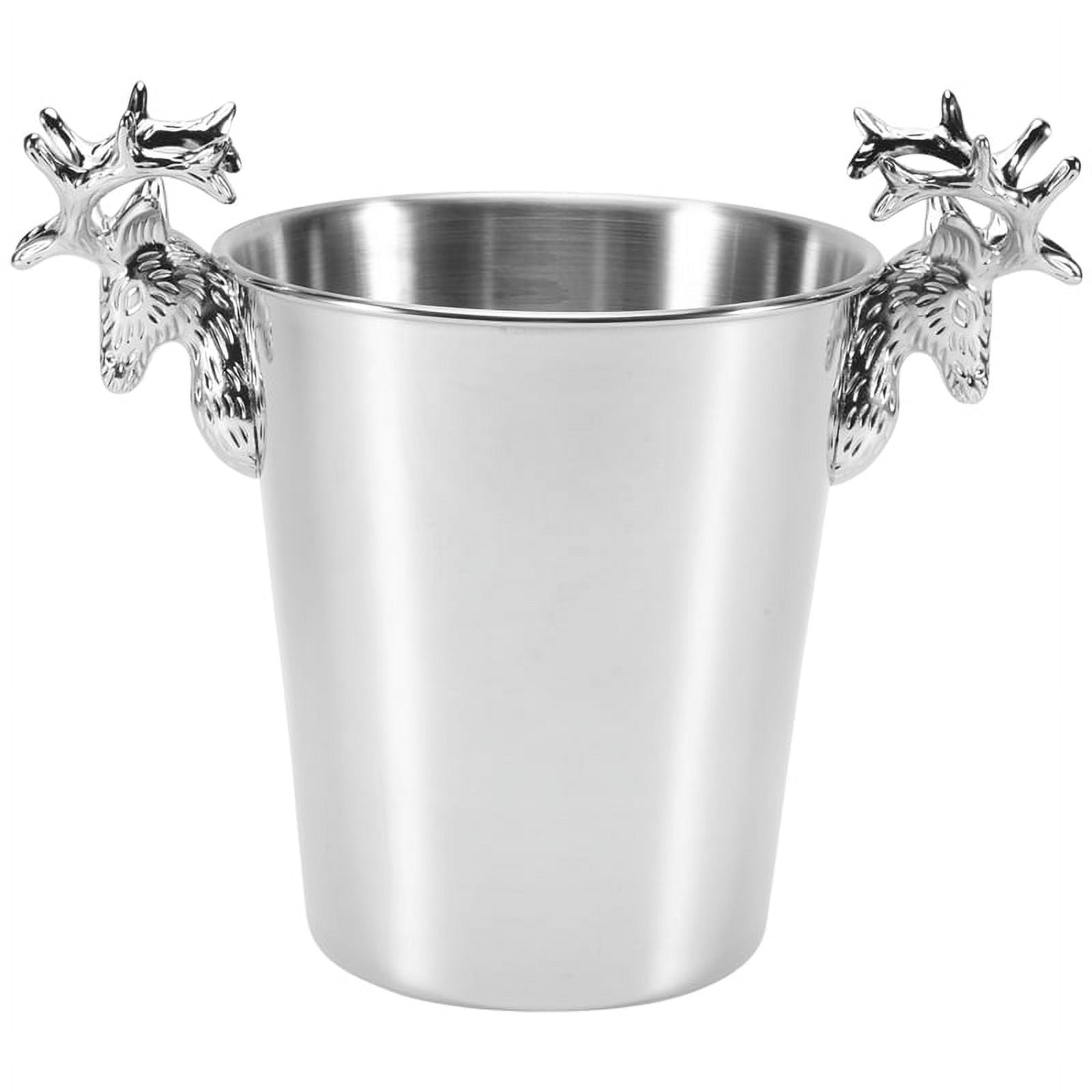 Stainless Steel Ice Buckets,Deer Handle,Insulated Ice Bucket,Wine