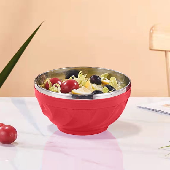Stainless Steel Ice Cream Bowl, Insulated Double Wall Dessert Bowls, Reusable Ice Cream Cups Candy Colorice Container DIY Tools for Festive Birthday Party Favor Gift