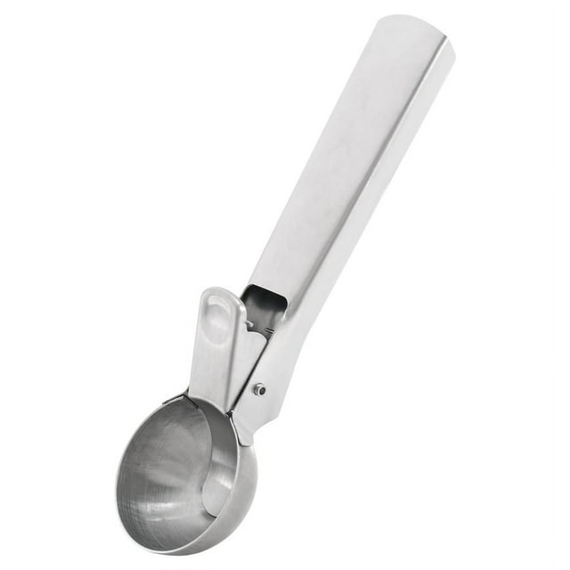 Stainless Steel Ice Cream Scoop, Easy to Trigger Release, Ice Cream