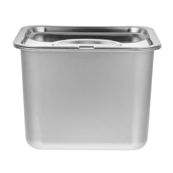 Stainless Steel Ice Cream Tub Freezer Ice Cream Container Homemade Ice Cream Yogurt Airtight Storage Container with Cover