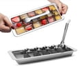 thumbnail image 1 of Stainless Steel Ice Cube Trays, Metal Ice Maker for Freezer Vintage Inspired Design with Release Lever Remove Handle for Making Large Cubes, Home and Kitchen & Bar Essentials, 1 of 7