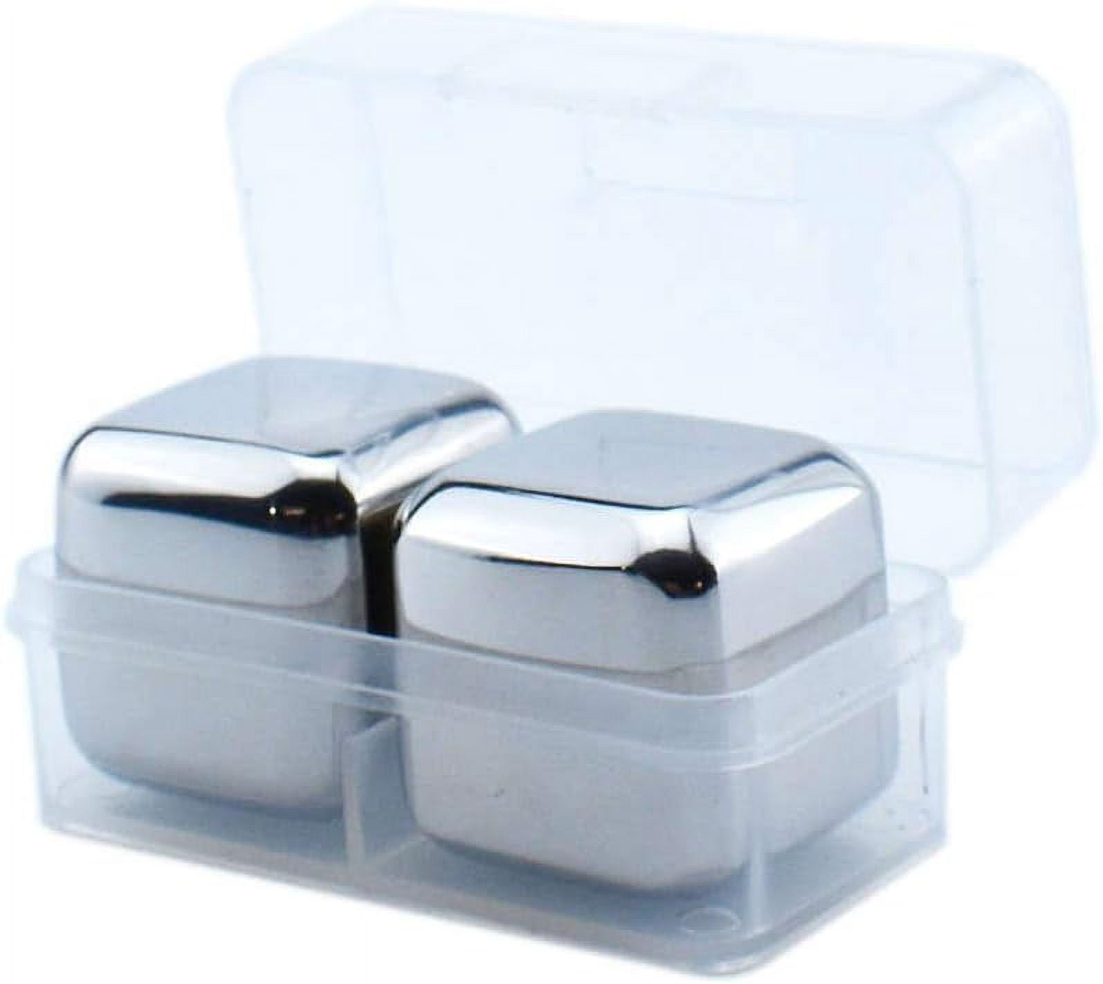 Stainless Steel Ice Cubes Reusable Metal Stones with Whisky Keep Cold ...