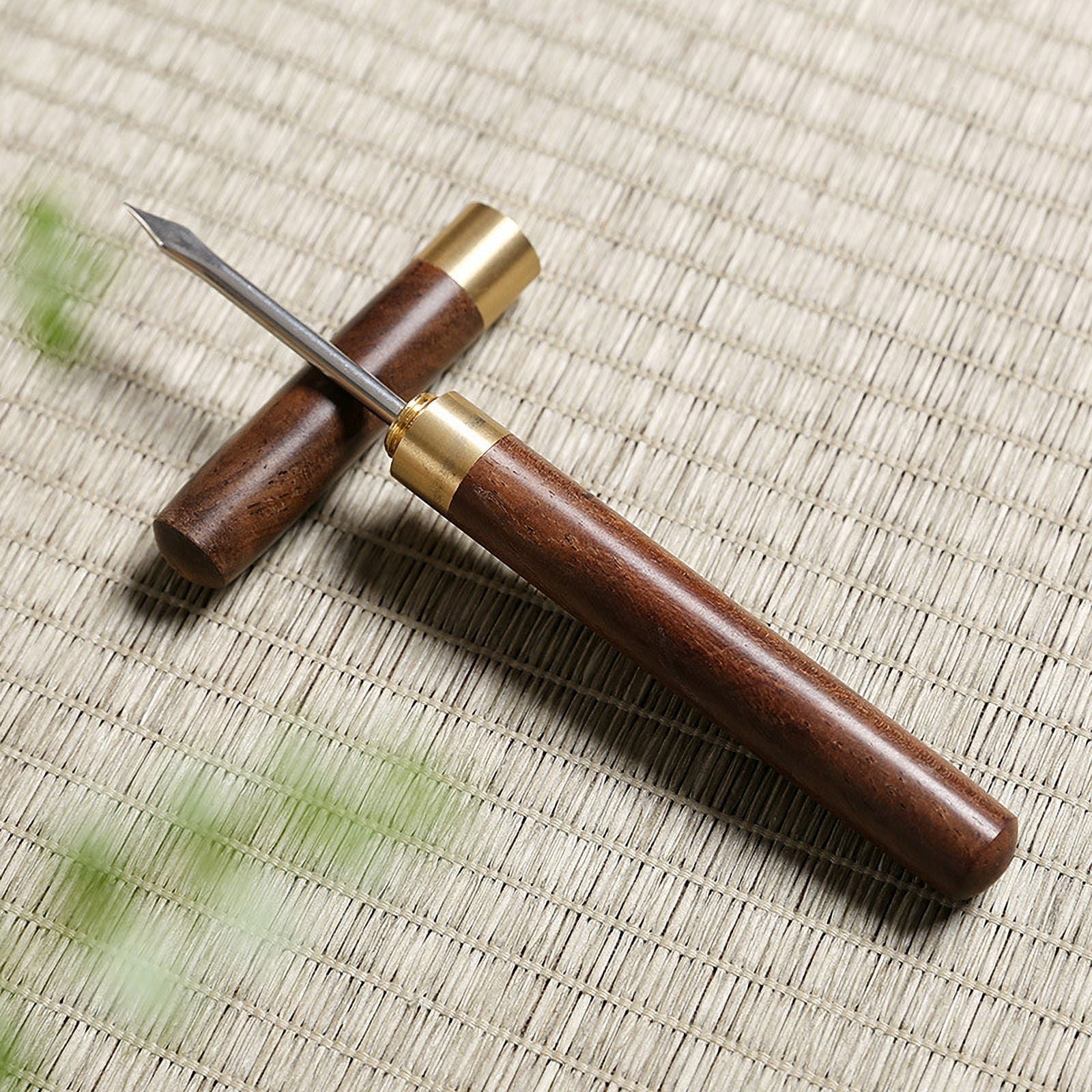 Stainless Steel Ice Pick With Wooden Handle And Sheath Kitchen Tool Tea ...