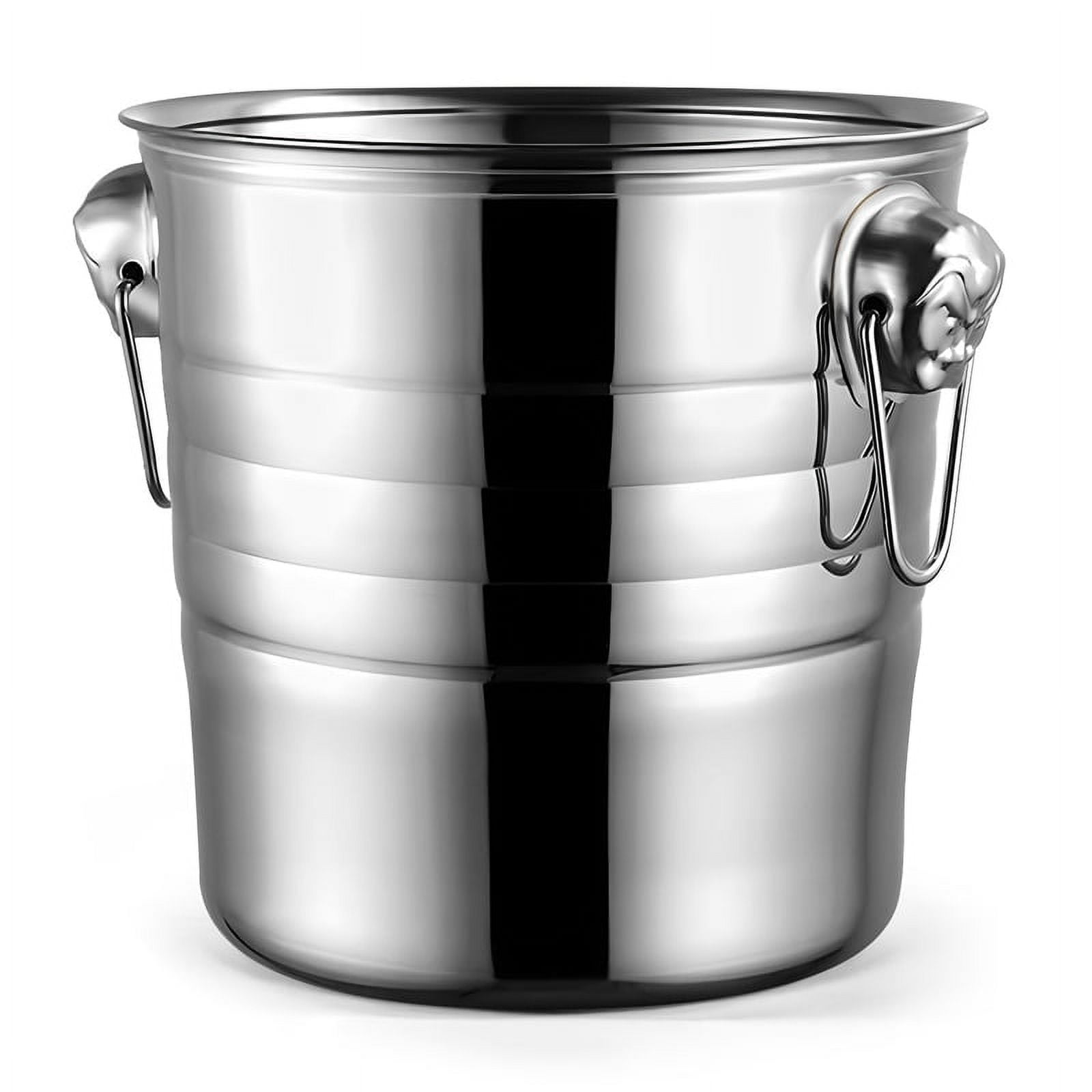 Stainless Steel Ice Punch Bucket Wine Beer Cooler Champagne Cooler ...