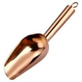thumbnail image 1 of Stainless Steel Ice Scoop for Freezer, Dishwasher Safe Metal Scooper with Long Handle for Ice Machines, Buckets, Pet Food, Flour, and Canisters – Ideal for Bar, Parties & Weddings(Bronze,7.5x2.4"), 1 of 9