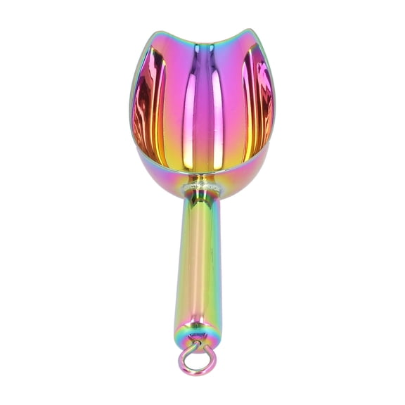 Stainless Steel, Ice Scoops Ice Scraper Shovel,Flour Scoop Kitchen Gadgets Accessories,for Ice,Sugar,Flour,Popcorn and Candies[Color]