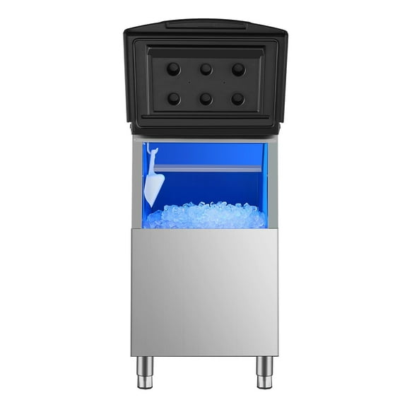 Stainless Steel Ice Storage Bin 250lbs Heavy Duty, Commercial Grade for Ice Machines