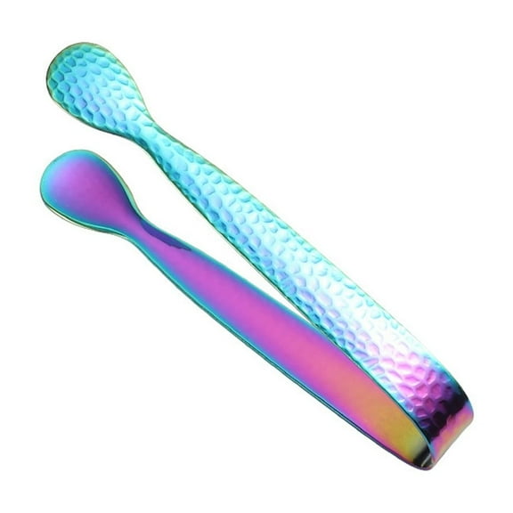 Stainless Steel Ice Tongs under $5! CQCYD 304 Stainless Steel Ice Tongs,Mini Sugar Cube Snack Tongs,Thickened Kitchen Utensil for Cocktail Party,Bar Tools,Non-Slip Grip for Ice Bucket,Dessert Serving