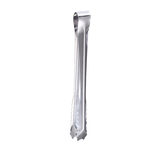 Stainless Steel Ice Tongs 5 In, Food-Safe Candy & Sugar Serving Tongs for Wedding Buffet, Bar & Afternoon Tea, Non-Slip Grip Mini Tongs for Cake, Appetizers & Cocktails, 1 Pc Sugar Cube Clip