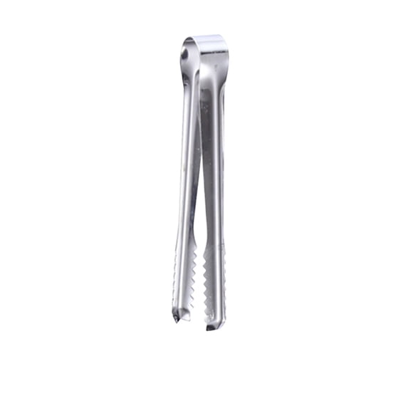 Stainless Steel Ice Tongs 5 In, Food-Safe Candy & Sugar Serving Tongs for Wedding Buffet, Bar & Afternoon Tea, Non-Slip Grip Mini Tongs for Cake, Appetizers & Cocktails, 1 Pc Sugar Cube Clip