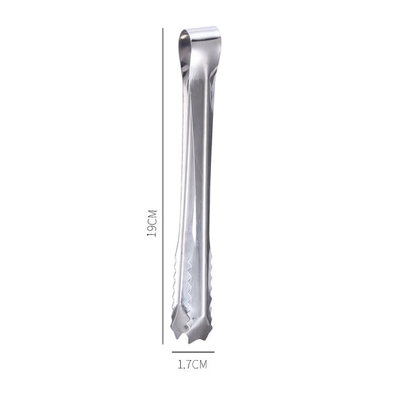 Stainless Steel Ice Tongs,8-Inch for Buffets and Bars