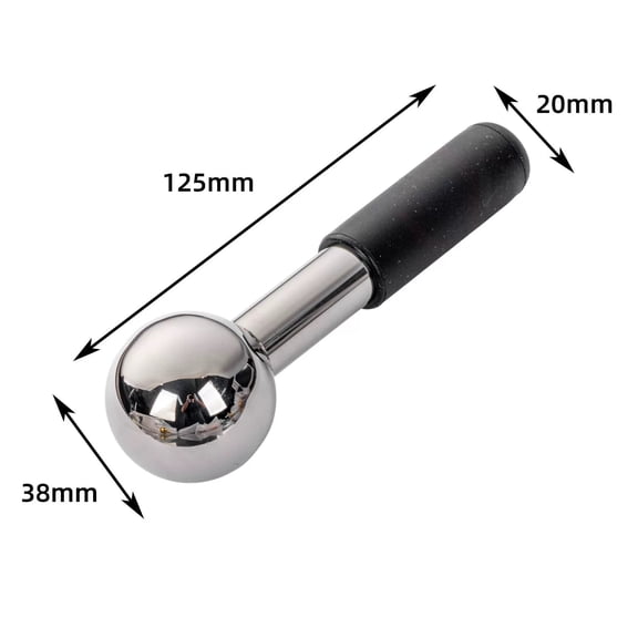 Stainless Steel Ice Wave Ball for Facial Lifting and Massage - Dual Use Hot & Cold Compress Tool