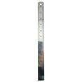 thumbnail image 1 of Stainless Steel Inch Ruler Easy To Read Strong and Solid Suitable for Students Stationery Drawing Home Office Engineering Double Sided Steel Ruler, 1 of 9