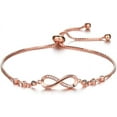 thumbnail image 1 of Stainless Steel Infinity Charm Wedding Party Holiday Strand Bracelet, 1 of 1