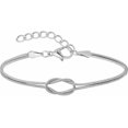 thumbnail image 1 of Stainless Steel Infinity Knot Chain Style Bracelet, 1 of 6