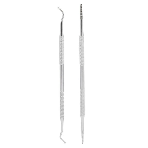 Stainless Steel Ingrown Toenail Tools Toenail Cleaner Tools Dual Ends Nail File Toenail Cleaner Tools Remove Dirt Prevent Ingrown Nail Clean And Polish Nails For Pedicure For Daily