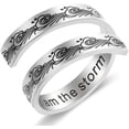 thumbnail image 1 of Stainless Steel Inspirational Mantra Graduation Encouragement Wedding Statement Ring, 1 of 4