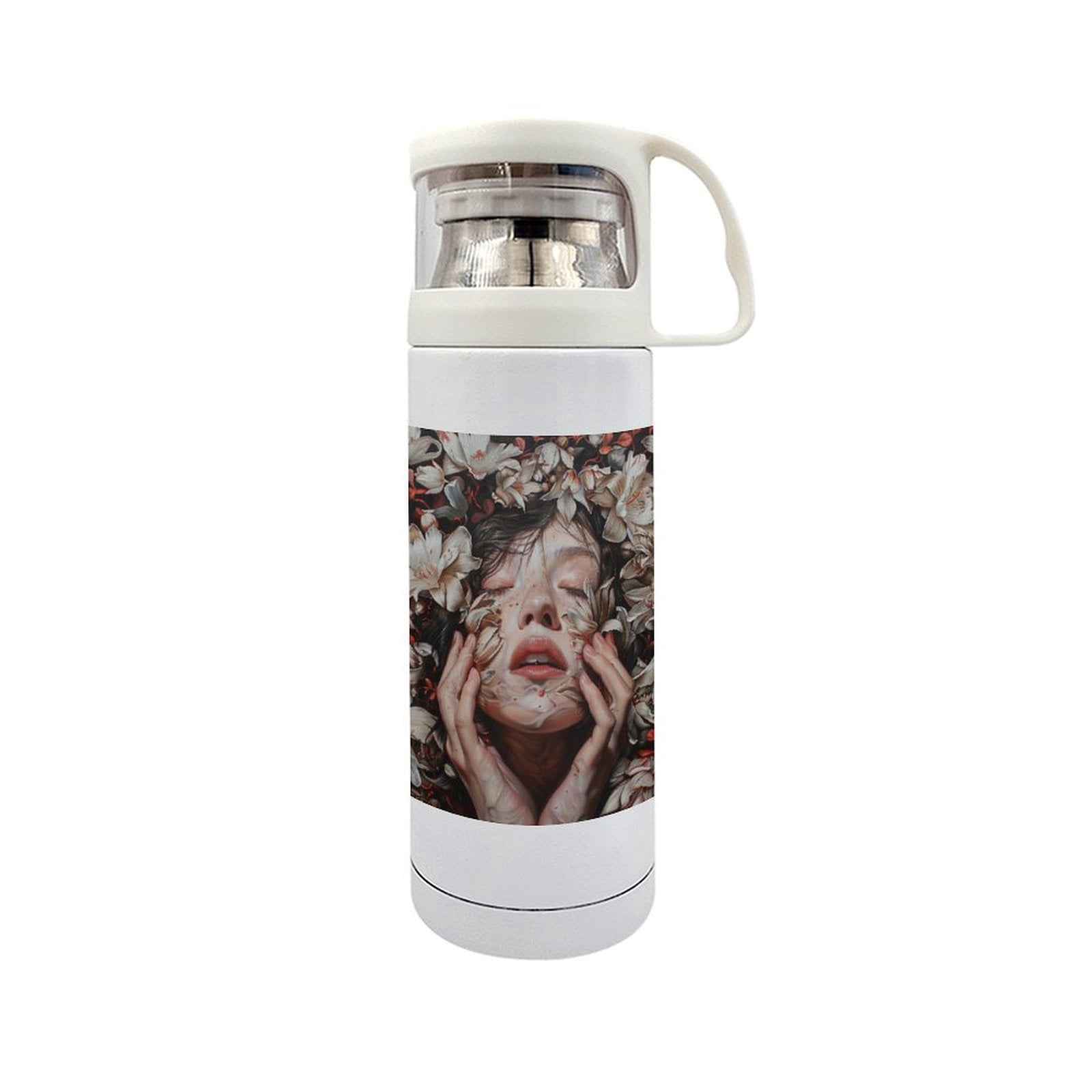 Stainless Steel Insulated Bottle, 11.9oz with cup Vacuum Insulated Water  Bottle, Thermos for Hot Drinks/Cold Drinks,24-Hr Insulation Commute, Travel  - Walmart.com